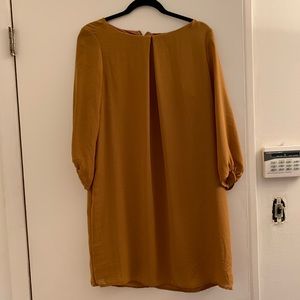 Mustard H&M Shift Dress